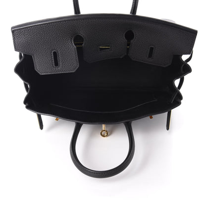 Hermes Togo Birkin 25 Black 5 of 11