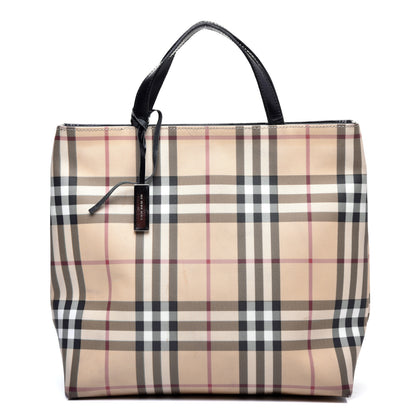 Burberry House Check Medium Tote Black 1 of 11