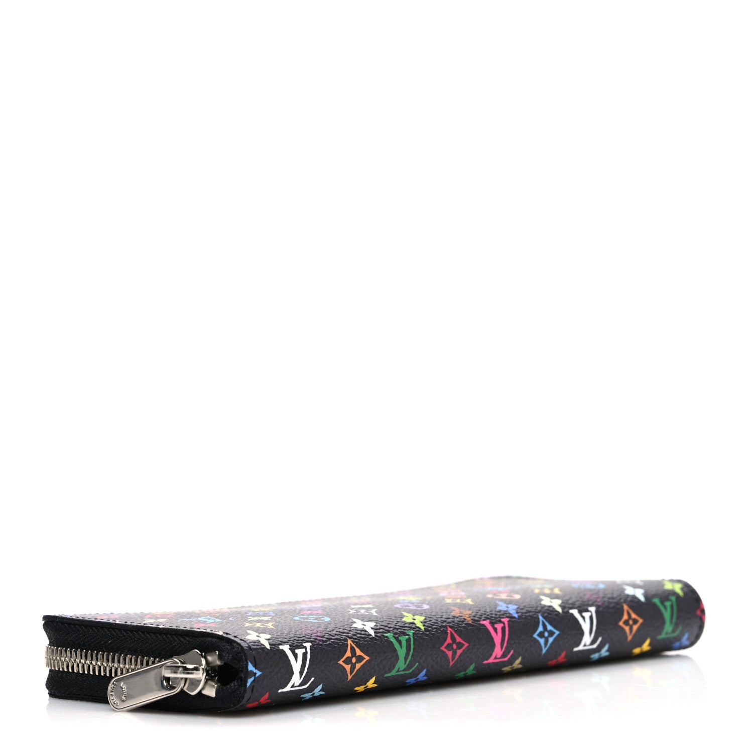 Louis Vuitton LV X TM Monogram Multicolor Clemence Wallet Black 4 of 6