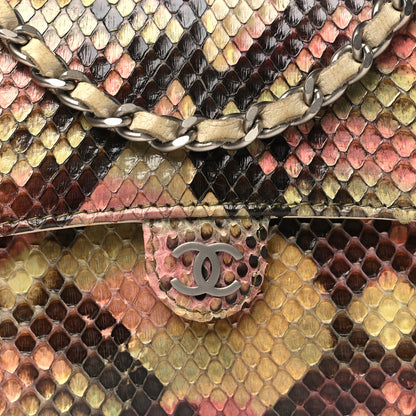 Chanel Python Extra Mini Rectangular Flap Pink 8 of 13