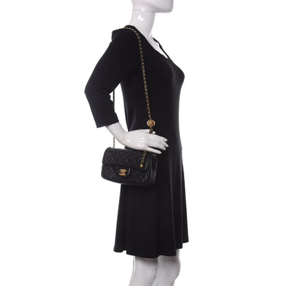 Chanel Lambskin Quilted Mini Rectangular Pearl Crush Flap Black 2 of 11