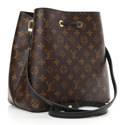 Louis Vuitton Monogram Neonoe MM Black 2 of 9