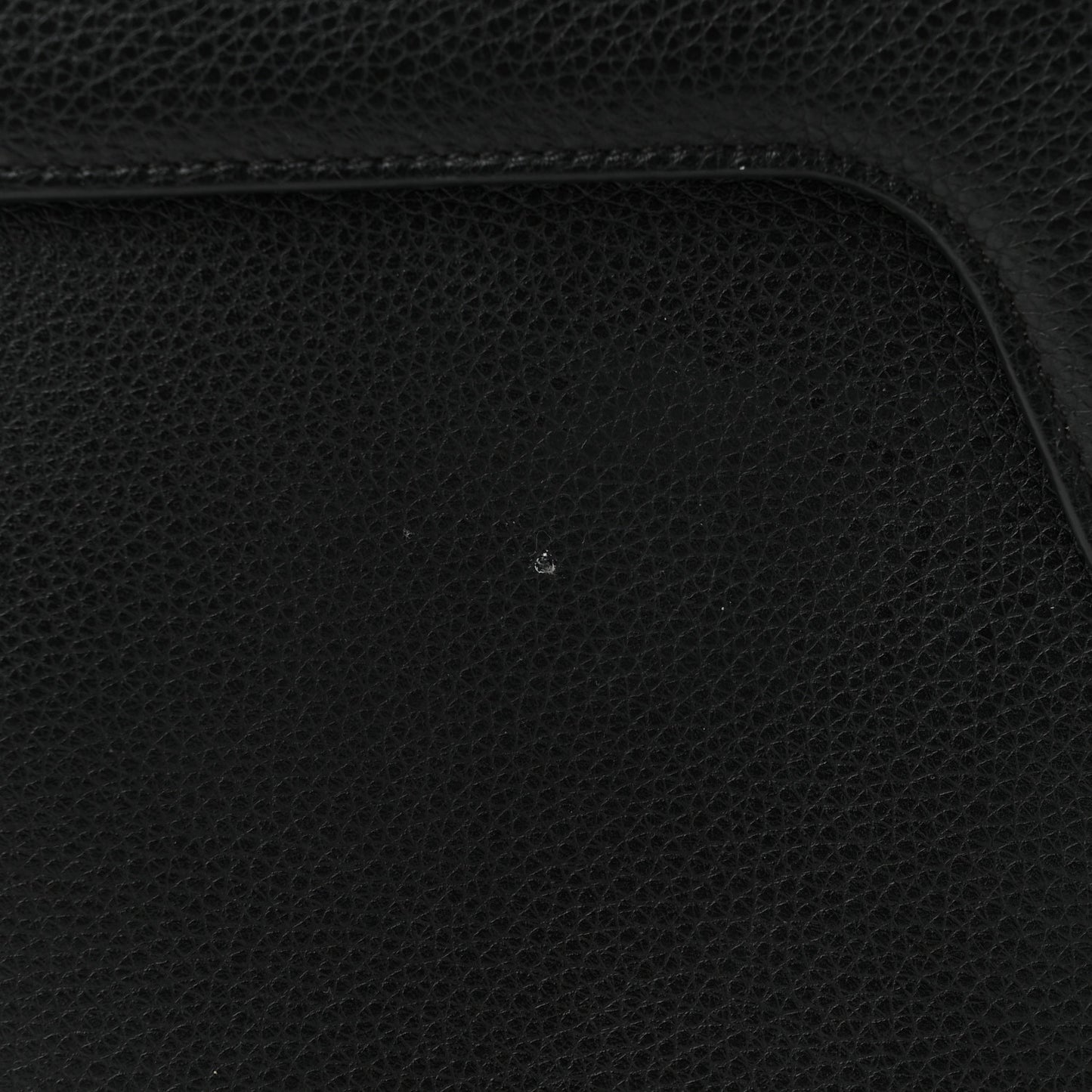 Grained Calfskin Classique 16 Top Handle Bag Black