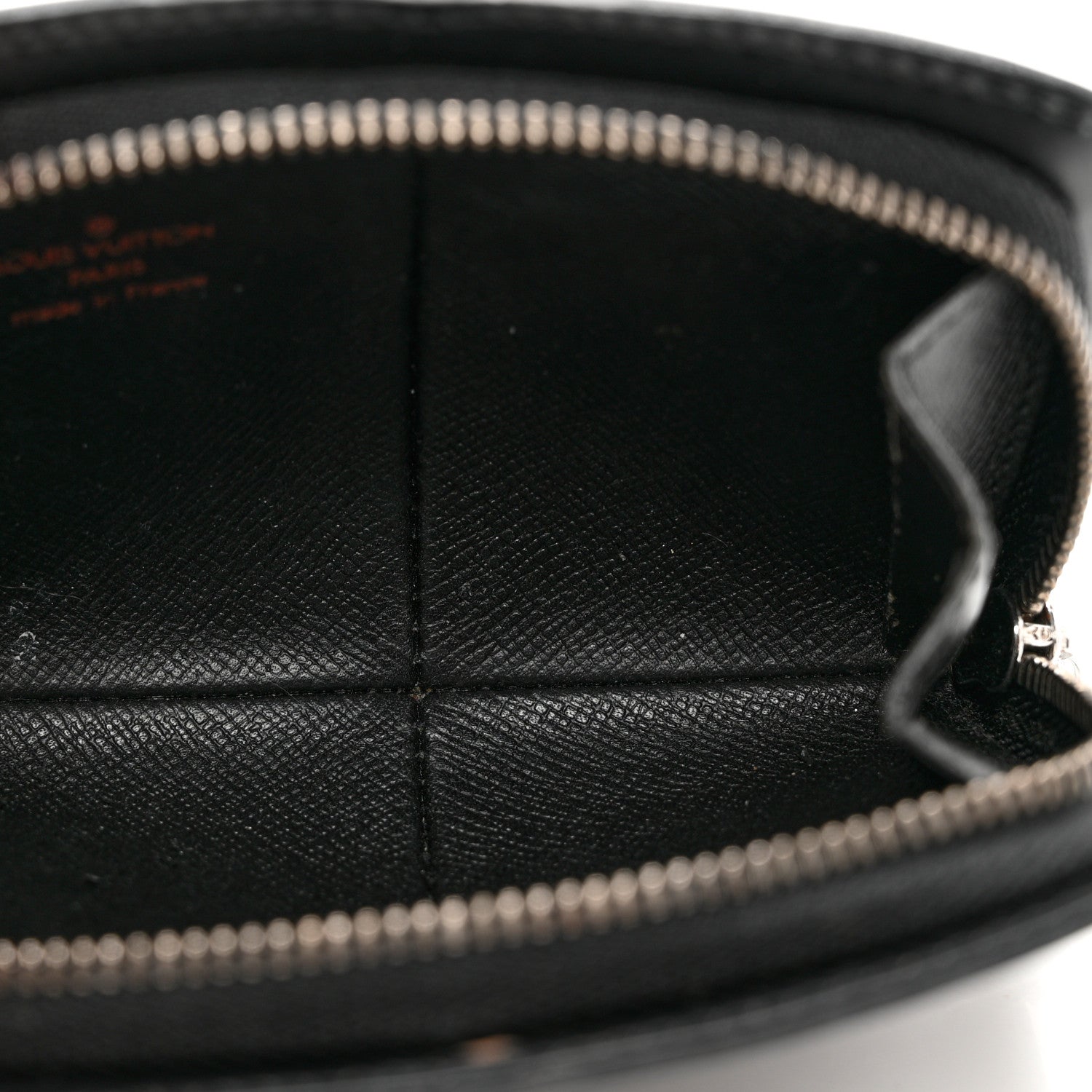 Louis Vuitton Epi Demi Lune Coin Purse Black 5 of 7