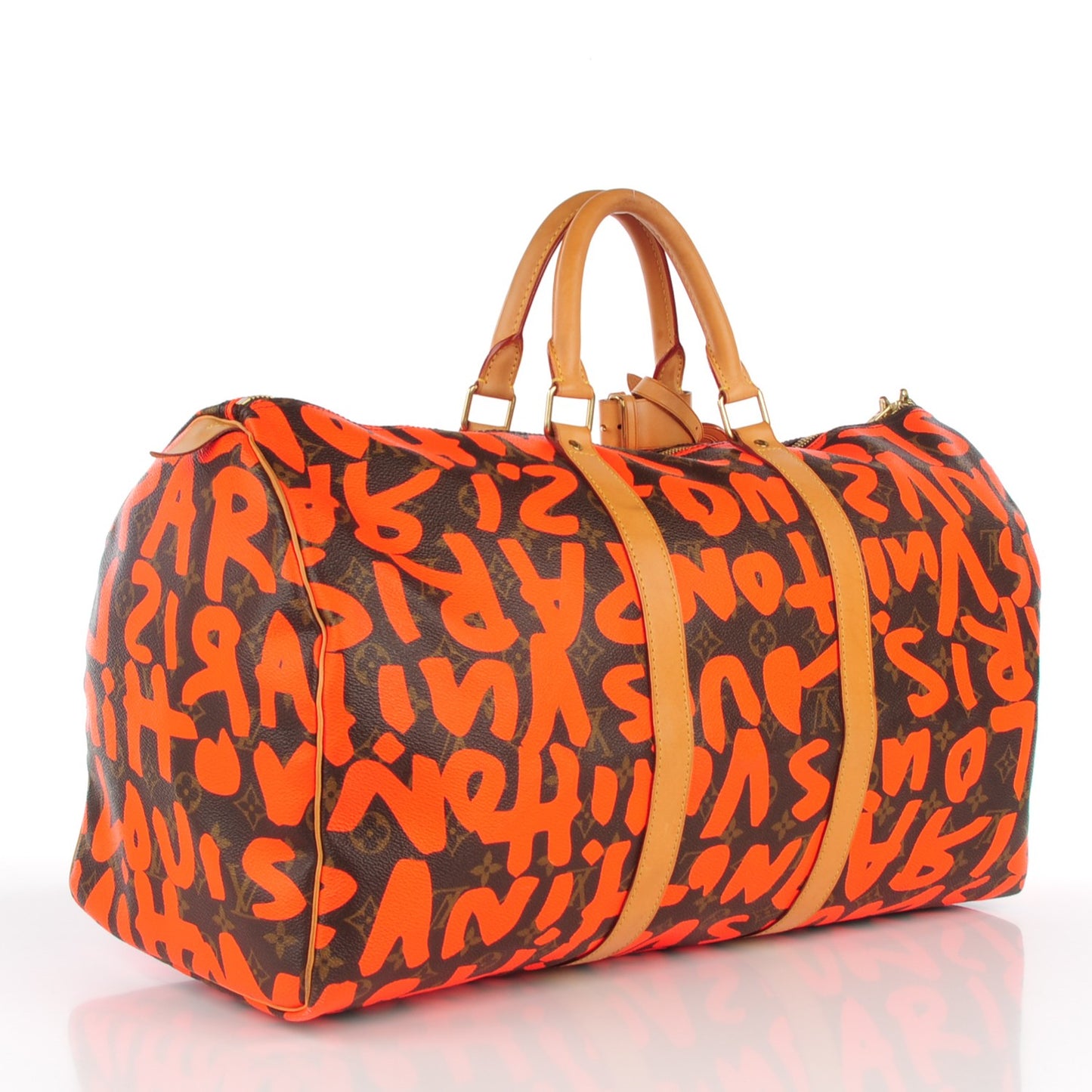 Monogram Graffiti Keepall 50 Orange