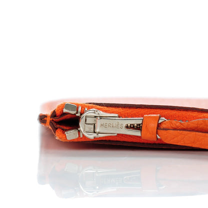 Hermes Togo Dogon Duo Wallet Orange 8 of 9