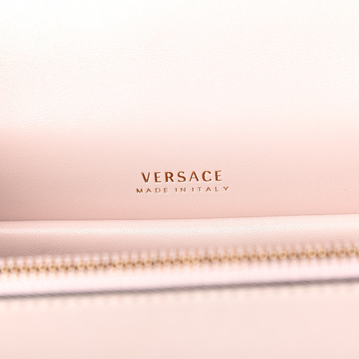Versace Vitello Barocco Virtus Top Handle Shoulder Bag Pink 6 of 9