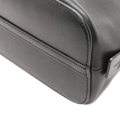 The Row Saddle Calfskin Mini Devon Bag Black 10 of 10