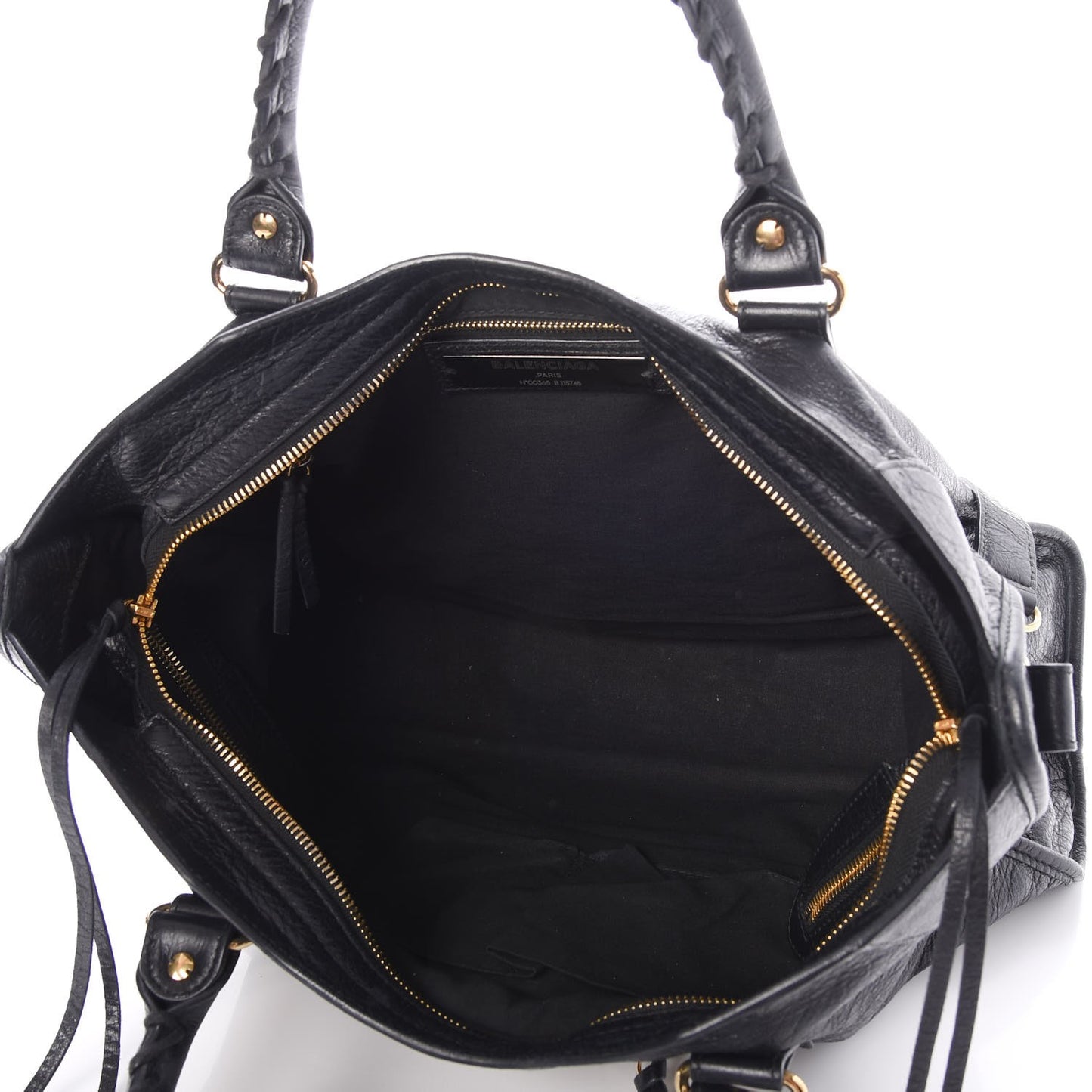 Agneau Classic Gold Hardware City Black