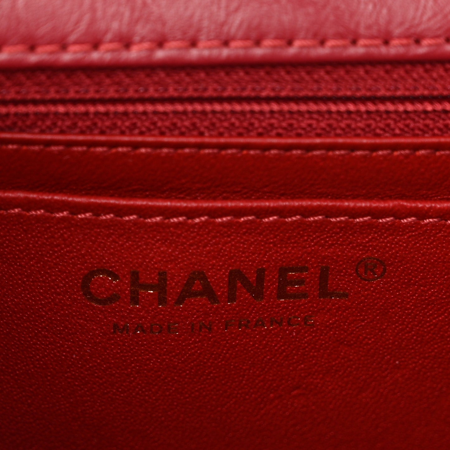 Aged Calfskin Quilted 2.55 Reissue Mini Flap Red