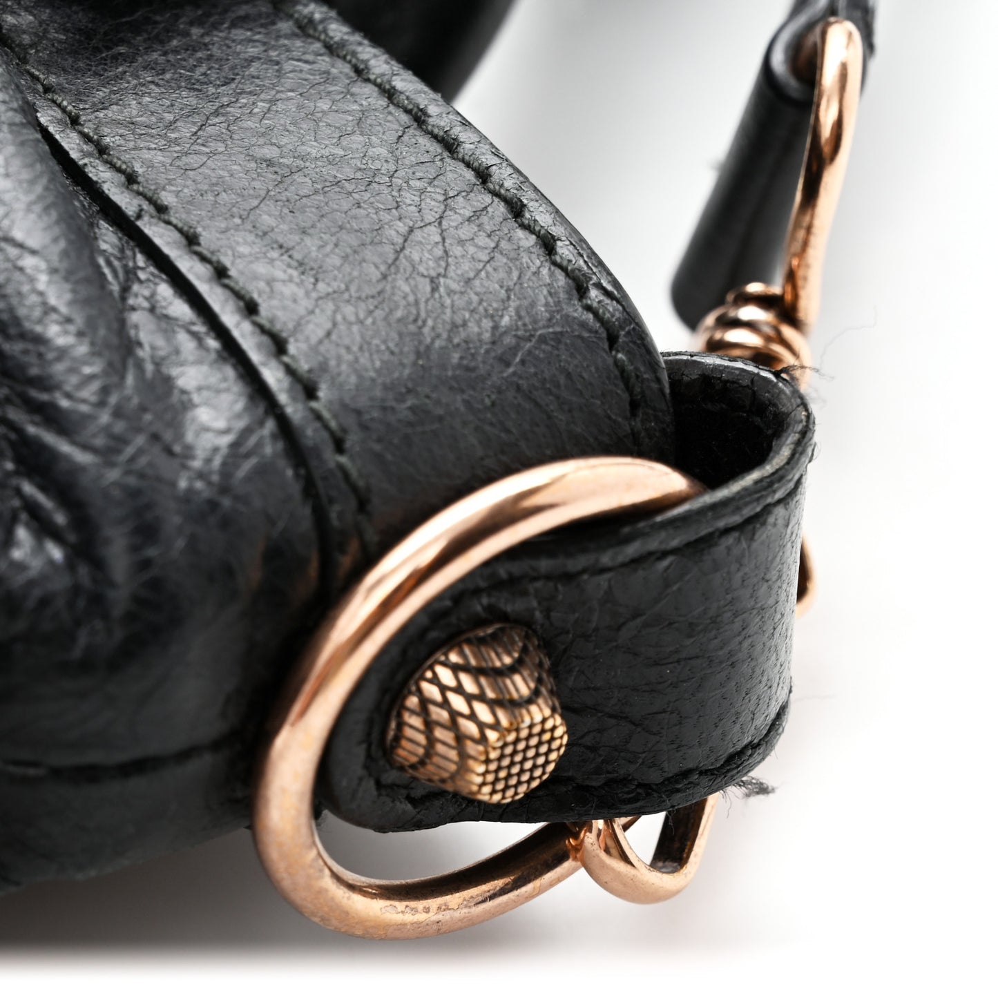 Agneau Giant 12 Rose Gold Hardware First Black