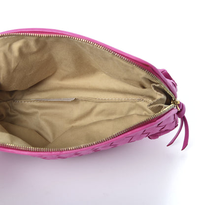 Bottega Veneta Nappa Intrecciato Cosmetic Pouch Fuchsia 4 of 8