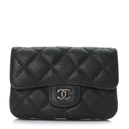 Chanel Iridescent Caviar Quilted Coin Purse Black 1 of 9
