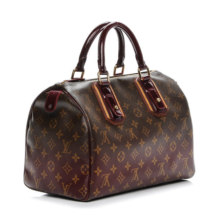 Louis Vuitton Monogram Mirage Speedy 30 Bordeaux 3 of 8