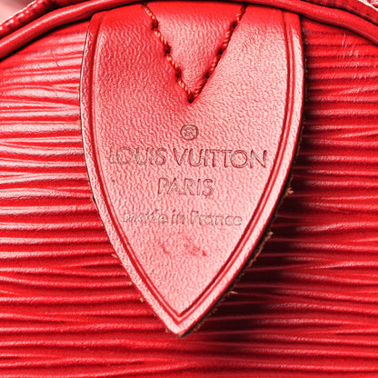 Louis Vuitton Epi Keepall 45 Castillan Red 5 of 14