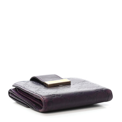 Gucci Guccissima Icon Bar French Wallet Purple 3 of 5