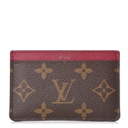 Louis Vuitton Monogram Card Holder Fuchsia 1 of 8