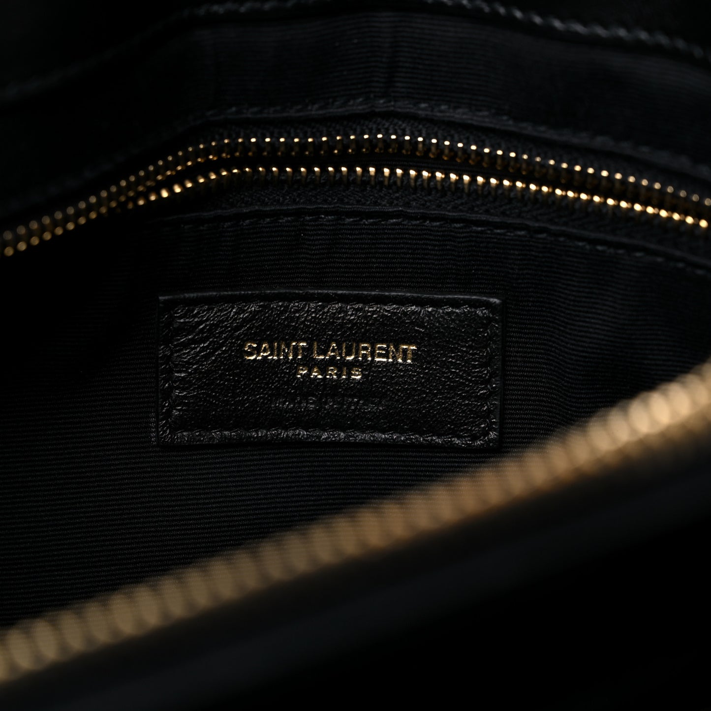 Canvas Bandana Medium Loulou Chain Satchel Black White