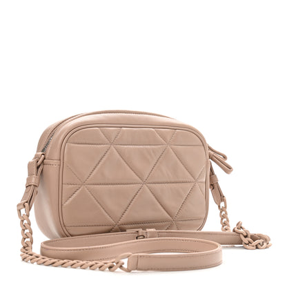 Prada Nappa Triangle Stitched Spectrum Camera Bag Cipria 2 of 13
