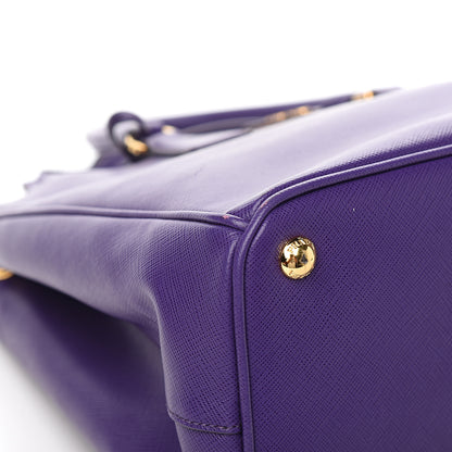 Prada Saffiano Medium Galleria Double Zip Tote Viola 7 of 12