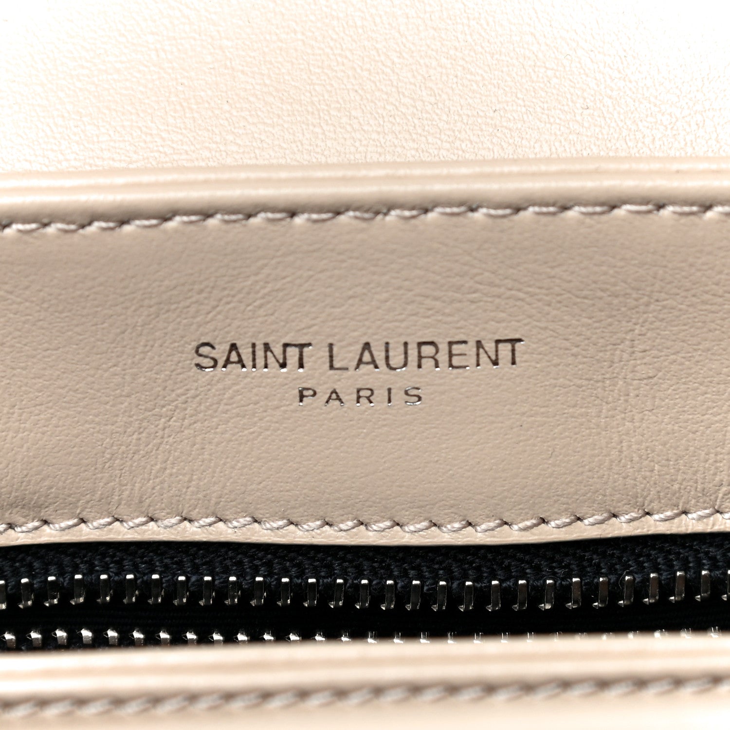 Saint Laurent Calfskin Y Quilted Monogram Toy Loulou Crossbody Bag Nude Powder 5 of 15