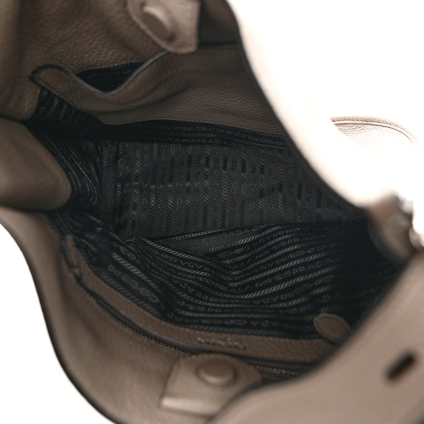 Vitello Daino Soft Hobo Messenger Bag Argilla