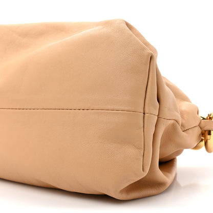 Bottega Veneta Calfskin The Pouch Chain Almond 9 of 12