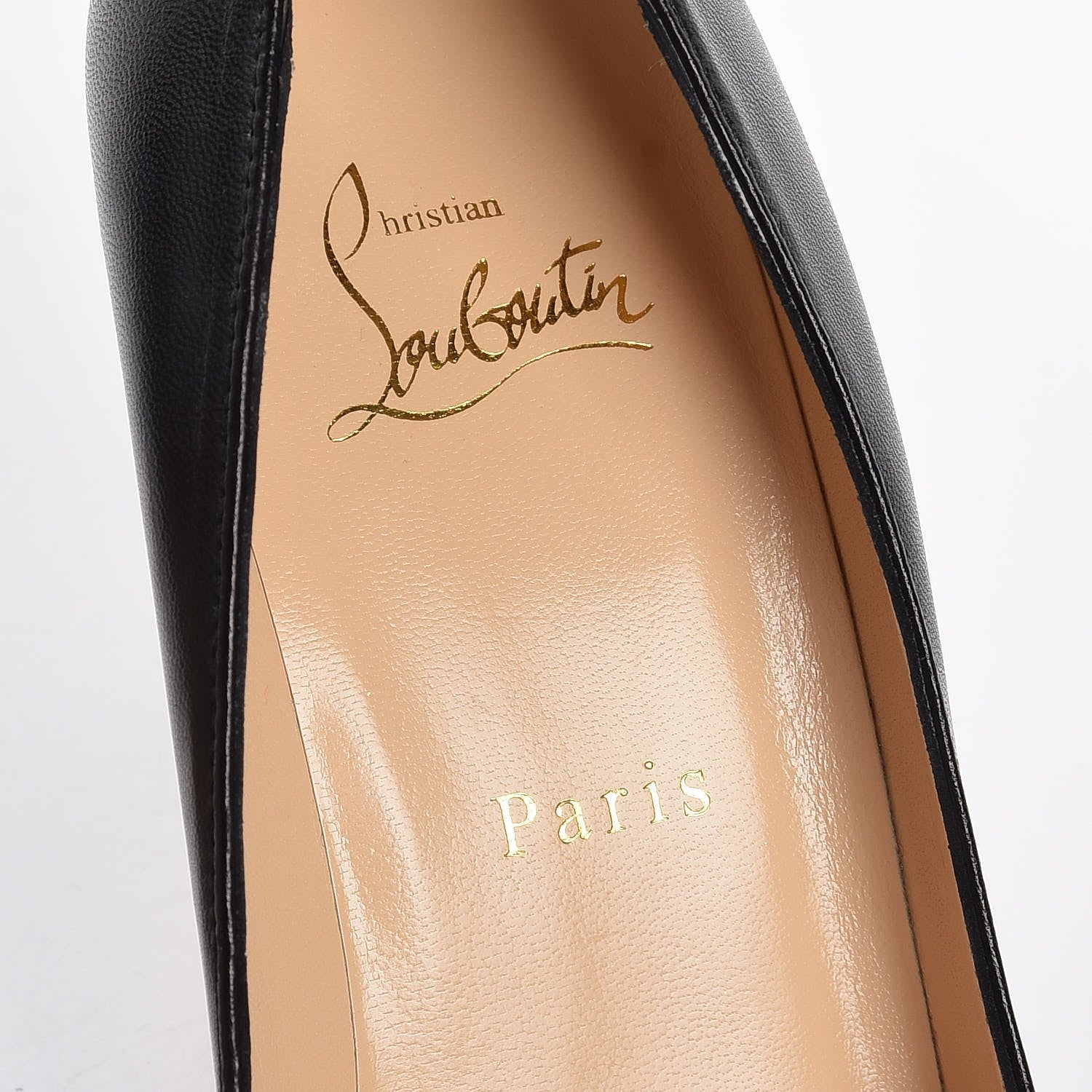 Christian Louboutin Shiny Nappa Pigalle 85 Pumps 36 Black 7 of 8