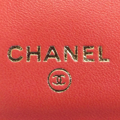 Chanel Lambskin Quilted Reissue Wallet Red 5 of 9
