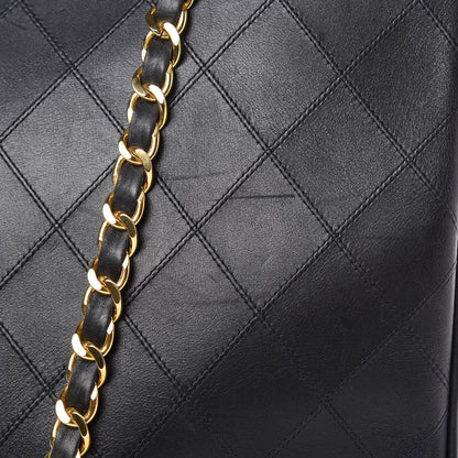 Chanel Calfskin Stitched XL Weekender Black 15 of 24