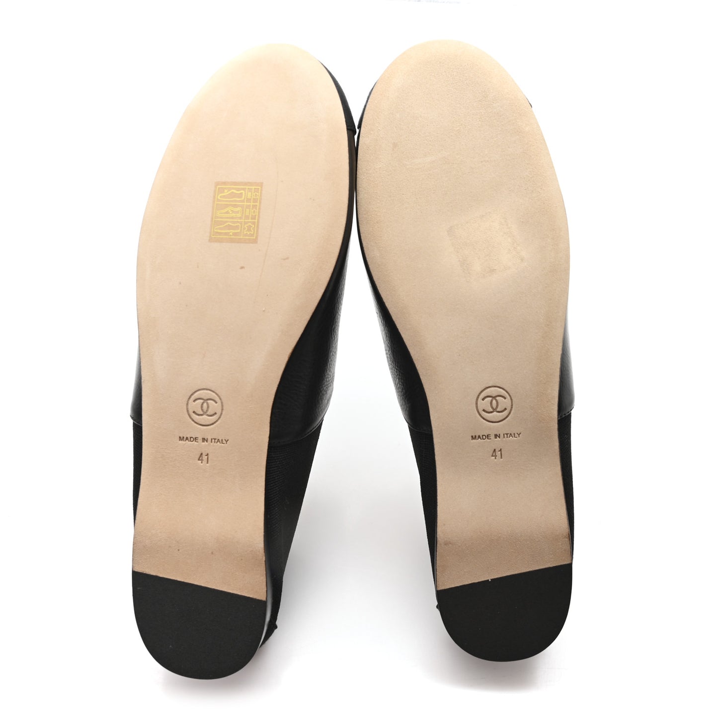 Calfskin Grosgrain Camellia Mocassin Loafers 41 Black