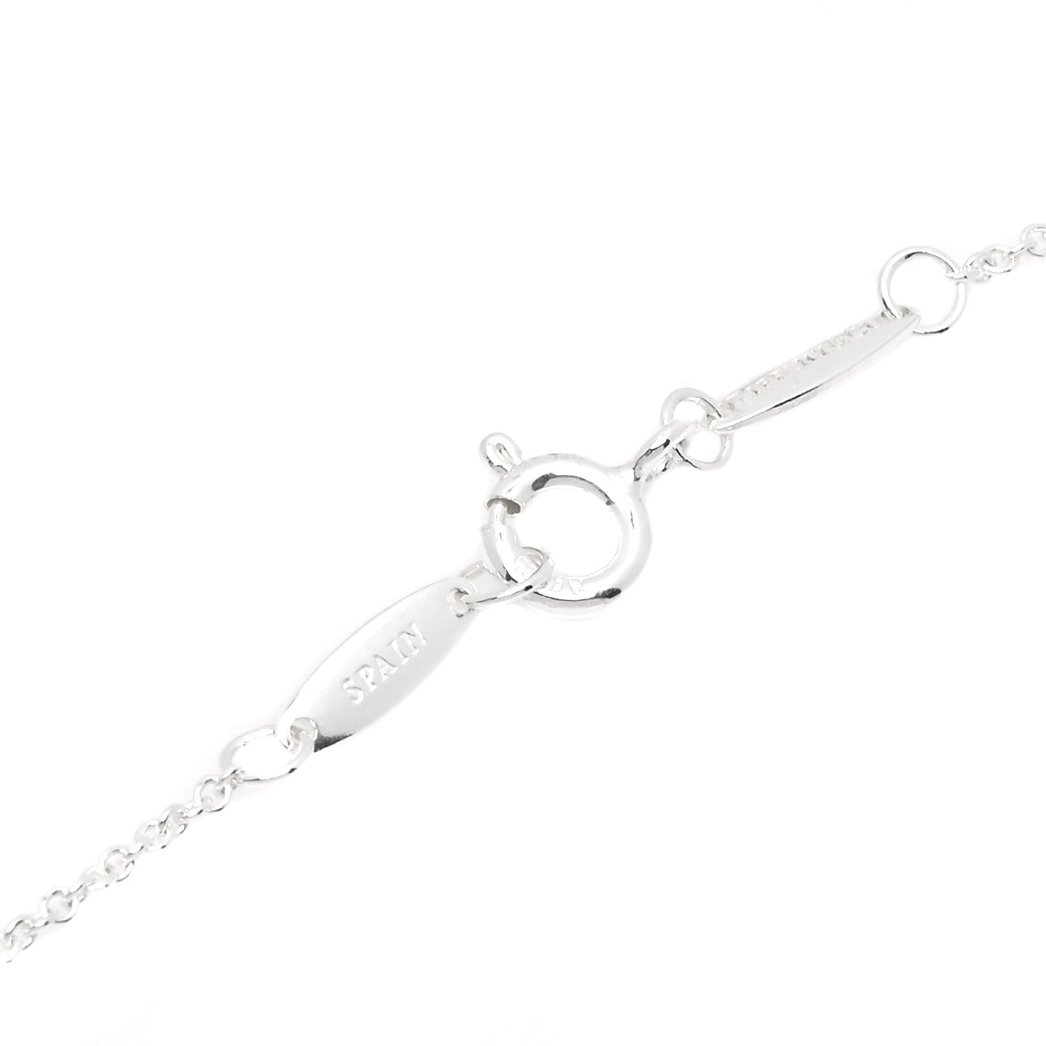 Tiffany Sterling Silver Turquoise Elsa Peretti Color By The Yard Bracelet 4 of 6