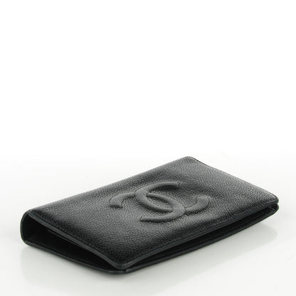 Chanel Caviar Timeless CC Yen Wallet Black 4 of 8