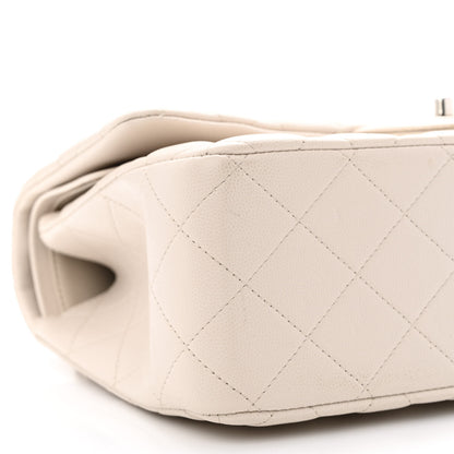 Chanel Caviar Quilted Jumbo Double Flap Ivory 9 of 10