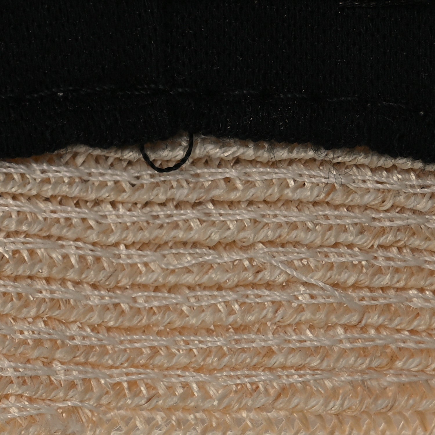 Chanel Straw Tweed Wide Brim Visor M Beige White 10 of 10
