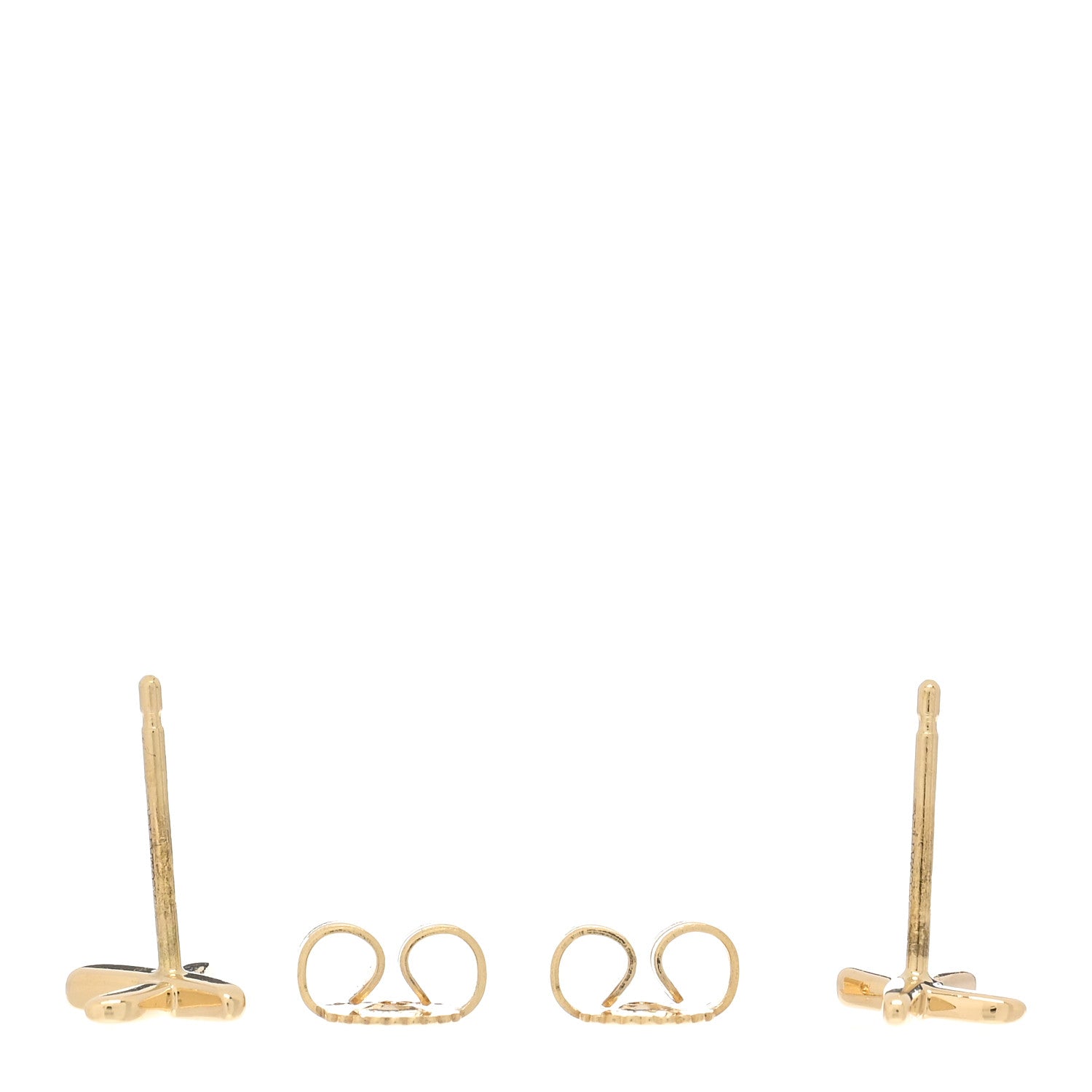 Tiffany 18K Yellow Gold Mini Paloma's Graffiti X Earrings 3 of 4