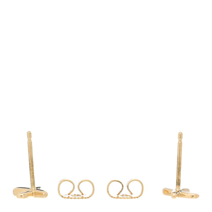 Tiffany 18K Yellow Gold Mini Paloma's Graffiti X Earrings 3 of 4