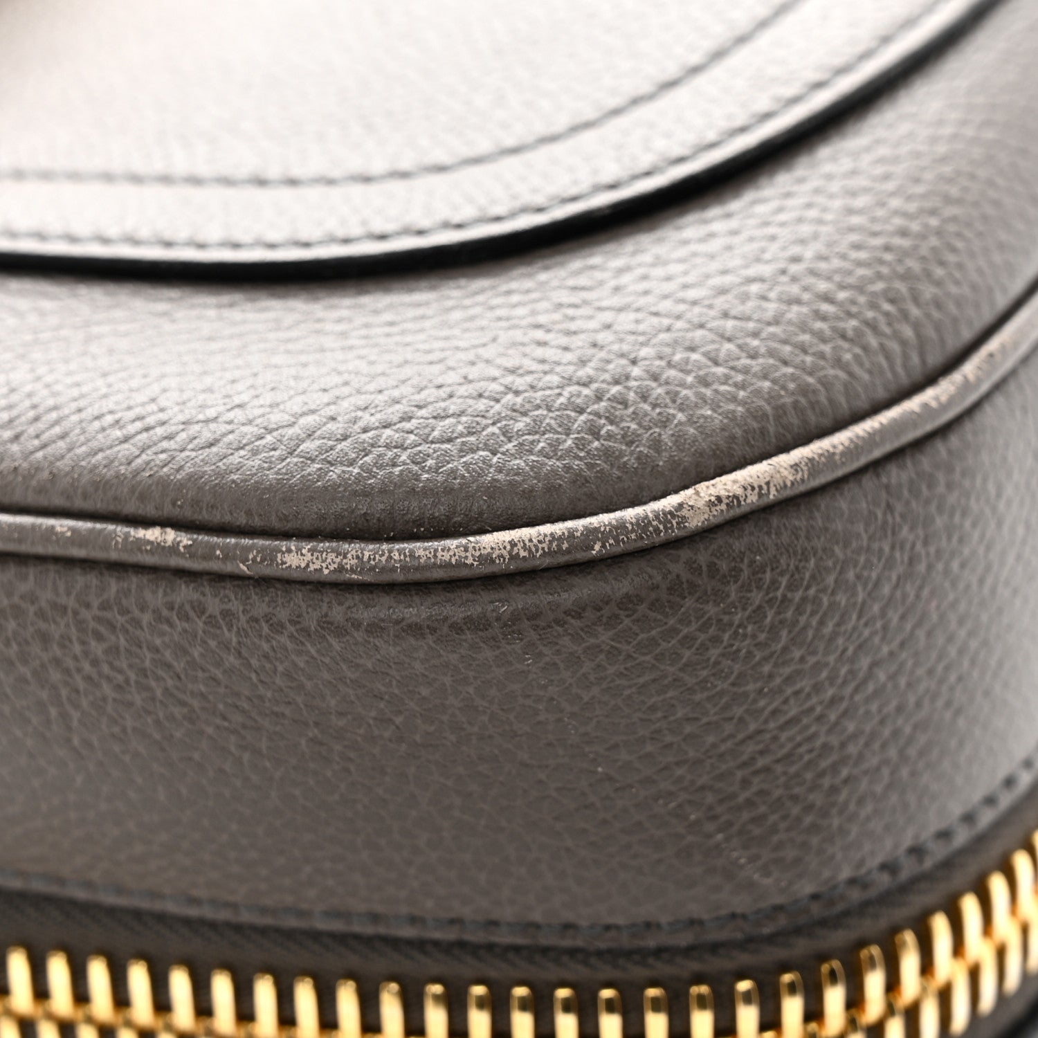 Tom Ford Pebbled Calfskin Medium Jennifer Graphite 13 of 17