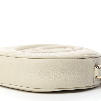 Gucci Pebbled Calfskin Mini Soho Chain Bag Off White 7 of 10