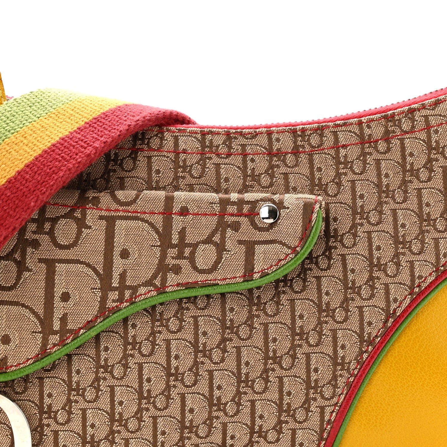 Christian Dior Monogram Rasta Double Saddle Beige Saddle Beige 8 of 11