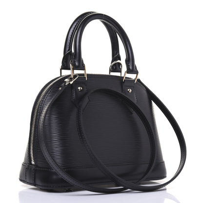 Louis Vuitton Epi Alma BB Black 3 of 21