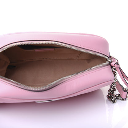 Gucci Calfskin Matelasse Small GG Marmont Chain Shoulder Bag Wild Rose 5 of 11