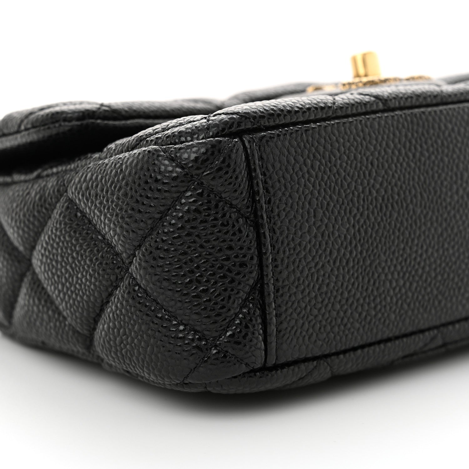 Chanel Grained Lambskin Quilted Mini Flap Black 9 of 11