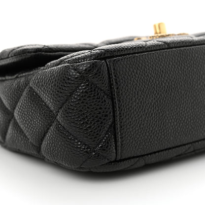 Chanel Grained Lambskin Quilted Mini Flap Black 9 of 11