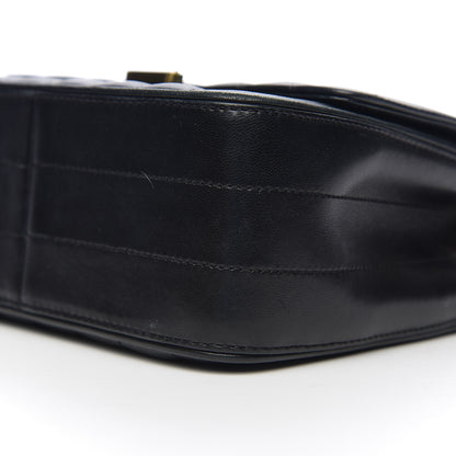 Saint Laurent Lambskin Matelasse Monogram Medium Vicky Chain Bag Black 8 of 11
