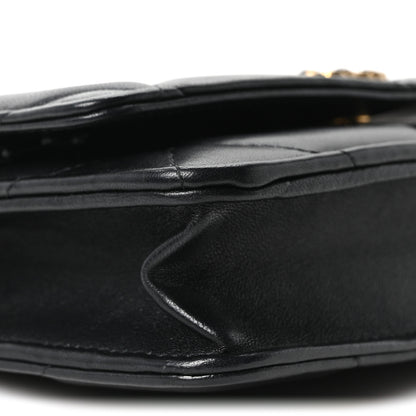 Chanel Lambskin Quilted Chanel 19 Wallet On Chain WOC Black 10 of 11