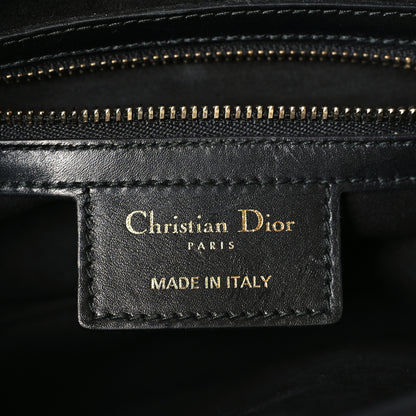 Christian Dior Calfskin Saddle Bag Black 6 of 10