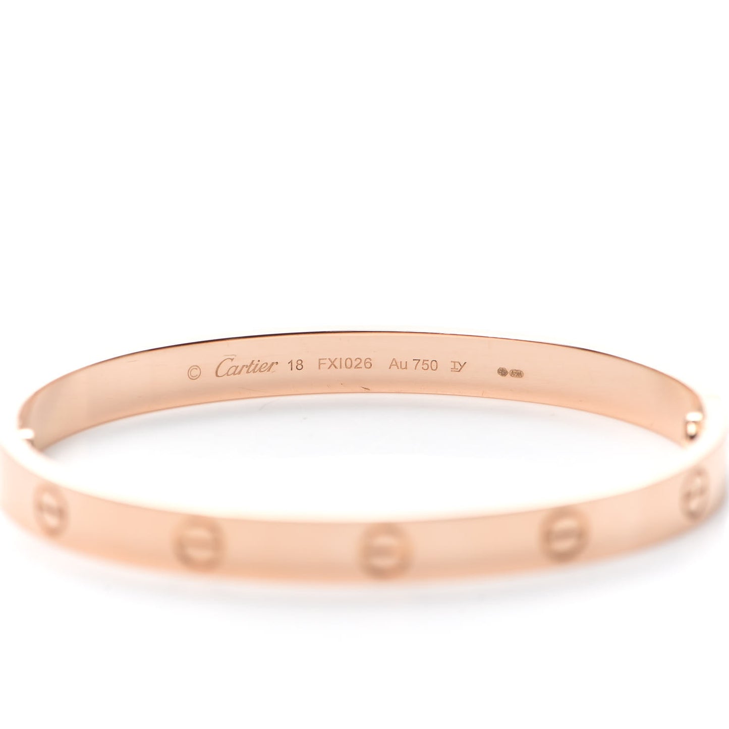 18K Pink Gold LOVE Bracelet 18