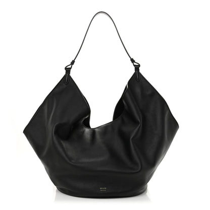 Khaite Calfskin Medium Lotus Tote Black 1 of 11