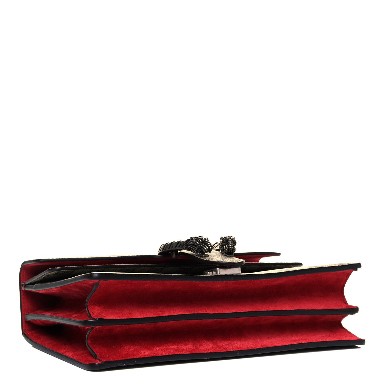 Gucci GG Supreme Monogram Small Dionysus Shoulder Bag Red 7 of 9